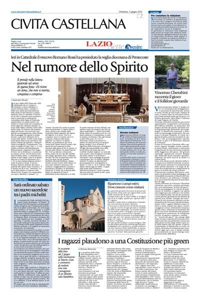 Avvenire - pagina diocesana del 05/06/2022